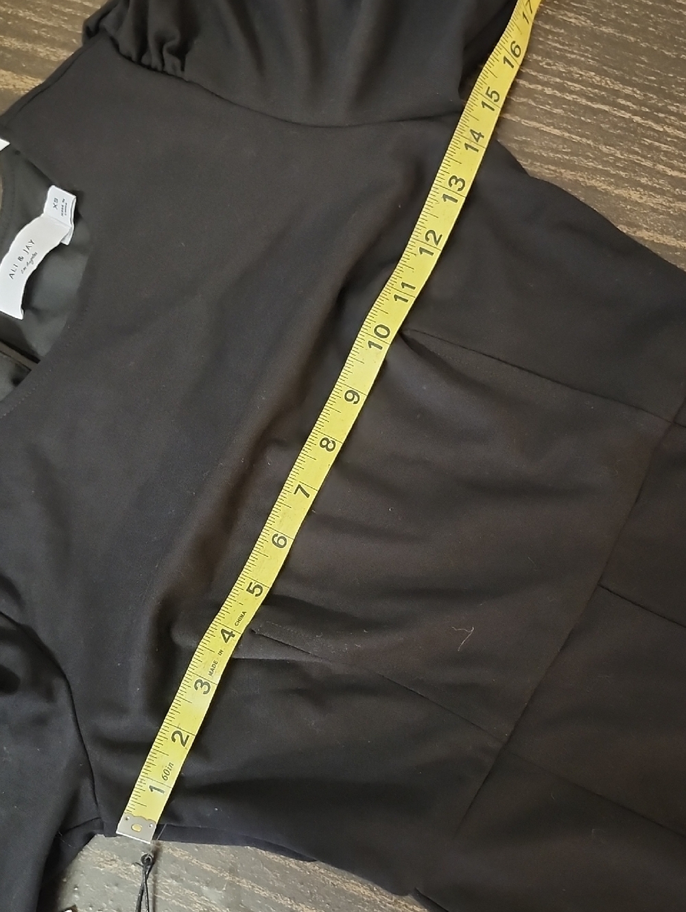 NWT! Ali & Jay Mountain Views Ruched Jumpsuit XS Black - Picture 7 of 12